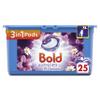 Bold 3-in-1 Pods with a Touch of Lenor Long Lasting Freshness, 25 Washes, Lavender and Camomile Washing Capsules