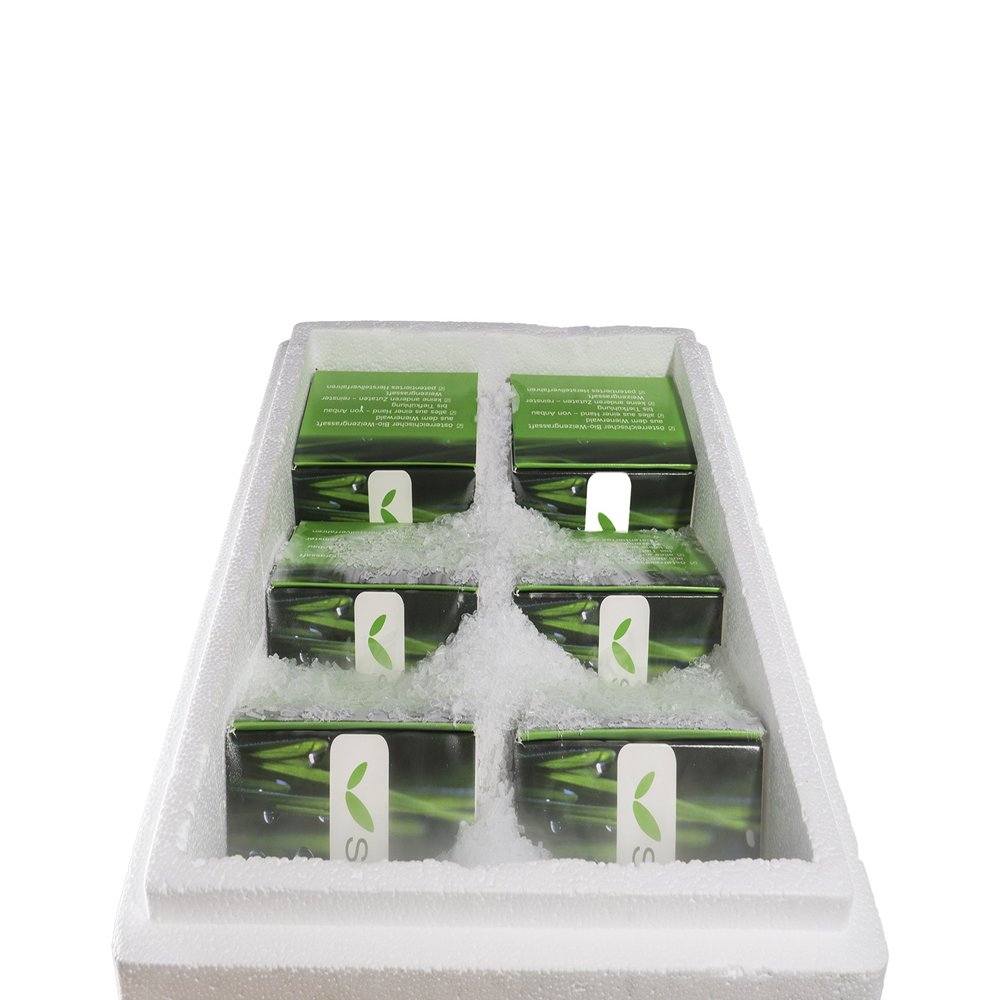 Agrosprouts Organic Wheatgrass Juice Sprutsshots Half Year Box Deep Frozen / From Austrian Cultivation / Direct from Farmers / AT BIO-301