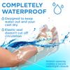 100% Waterproof Arm Cover for Shower - Tight Seal - 3pk Adult Reusable Cast Protectors - Half Arm Bag Sleeves for Wounds Care - After Surgery Plaster Cast Cover for Hand, Wrist, Elbow, Forearm view 2