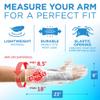 100% Waterproof Arm Cover for Shower - Tight Seal - 3pk Adult Reusable Cast Protectors - Half Arm Bag Sleeves for Wounds Care - After Surgery Plaster Cast Cover for Hand, Wrist, Elbow, Forearm view 3