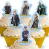 12 x PRE-CUT Harry Potter Stand Up Edible Cake Toppers view 1
