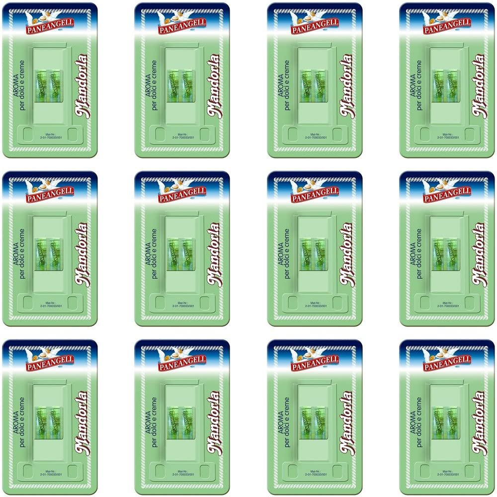 12x Paneangeli Almond Extract for Baking Cakes (2X 2ml)