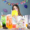 Bobalife Fruity Bubble Tea Kit with Popping Boba & Tapioca Pearls - Make 12 Delicious Fruit Tea Drinks At Home - Green Apple, Strawberry, Passion Fruit Flavors - Fun DIY Boba Tea Set view 2