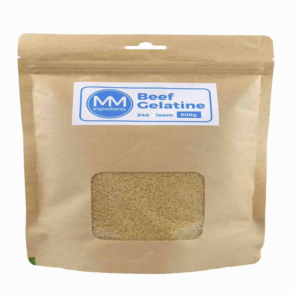 Beef Gelatine 500g 240 Bloom. Professional grade