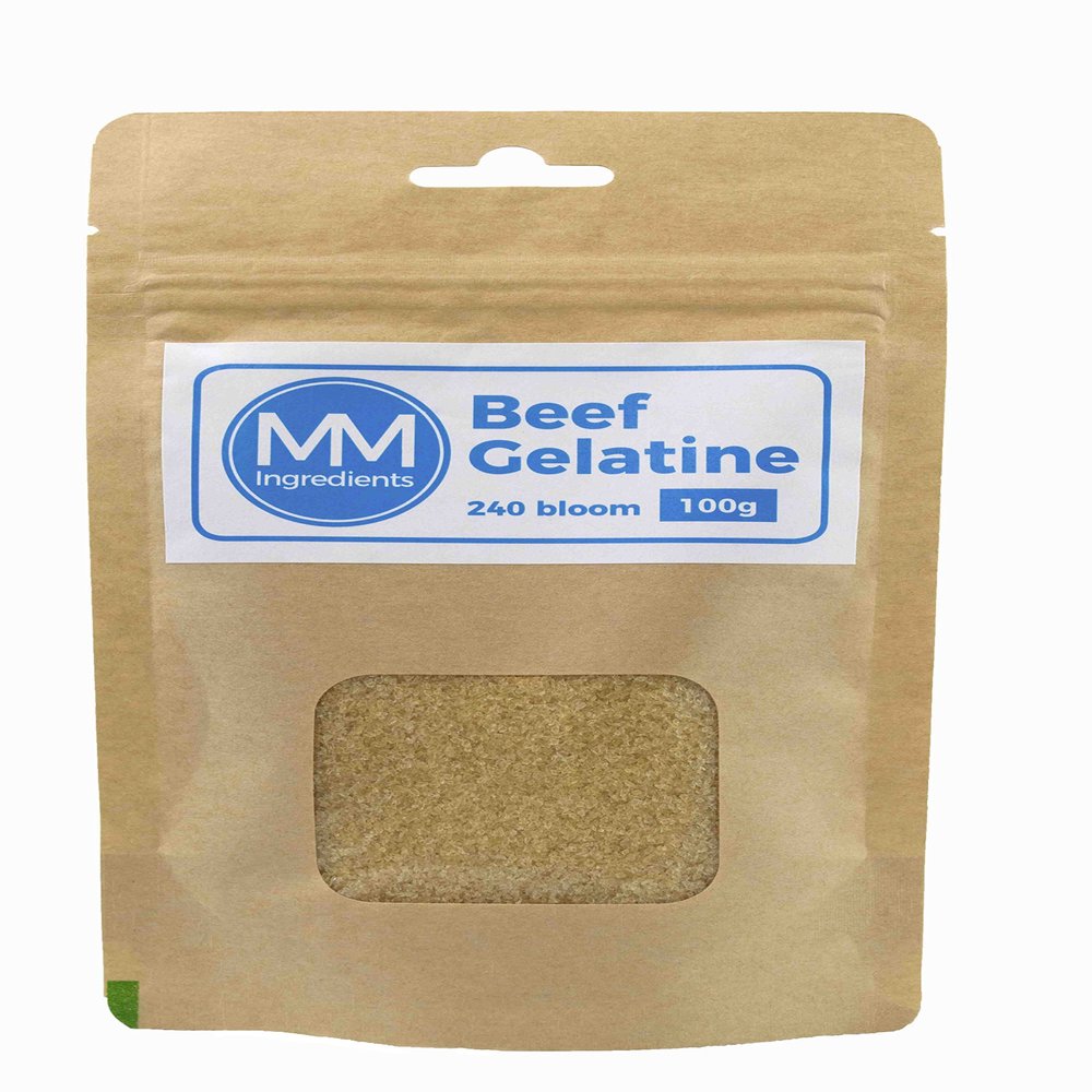 Beef Gelatine 100g 240 Bloom. Professional grade
