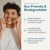 Georganics Plastic-Free Natural Dental Floss - Vegan, Cruelty-Free Castor Oil Floss - Spearmint Flavour - Fluoride-Free Oral Health - Eco-Friendly Refillable & Biodegradable - 50m Length view 3