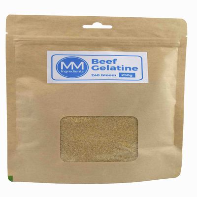 Beef Gelatine 250g 240 Bloom. Professional grade