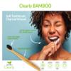 4 Pack Bamboo Toothbrush Set | Extra Soft Charcoal Infused Bristles, Eco Biodegradable Wood, BPA Free Vegan Nylon | Great for Teeth Whitening, Sensitive Gums, Adults, Kids view 4