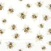 SAVE THE BEES! white Cocktail or Tea Napkins paper 25 cm square 20 in pack view 1