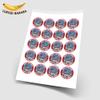 20 x Personalised Las Vegas 5cm High Resolution Cupcake Toppers view 2