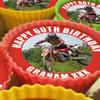 Motocross Motorbike - 20 x 5cm Personalised Edible Cupcake Toppers on Premium Icing view 1