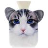 0.7 Litre Hot Water Bottle with Cat Assorted Design view 3