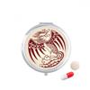 DIYthinker Chinese Phoenix Animal Portrait Travel Pocket Pill case Medicine Drug Storage Box Dispenser Mirror Gift view 1
