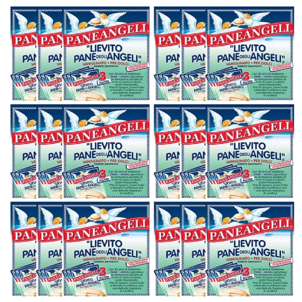 6x Paneangeli Lievito Vanigliato 48g Bake Cake Vanilla Yeast (3 bags 16g)