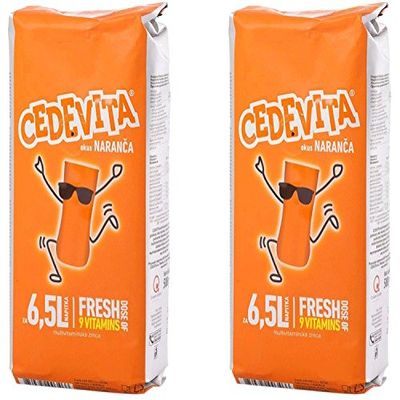 Cedevita Orange 2 x 500 g (2,1 lbs) Instant Vitamine Drink Mix Makes 13 L