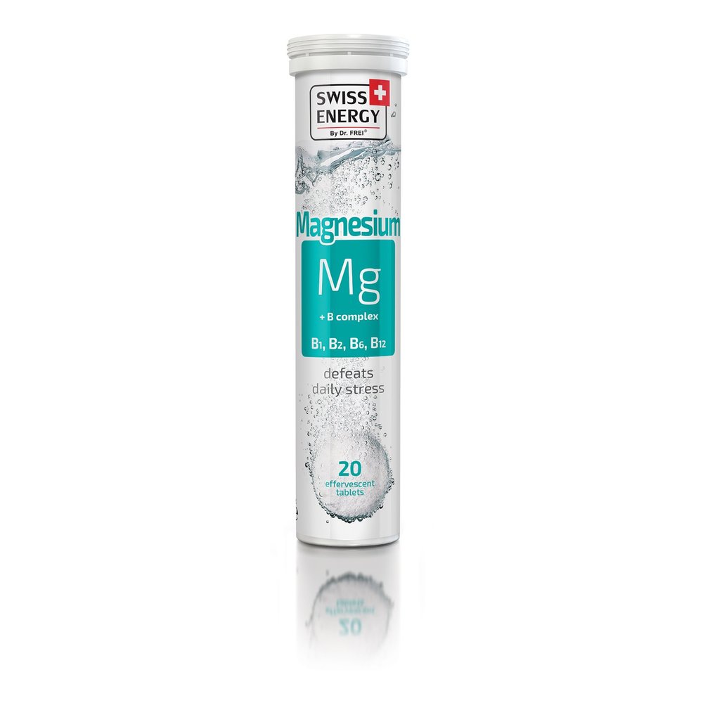 Swiss Energy (Effervescent): MAGNESIUM + B COMPLEX [20pcs/tube] (2 Tubes)