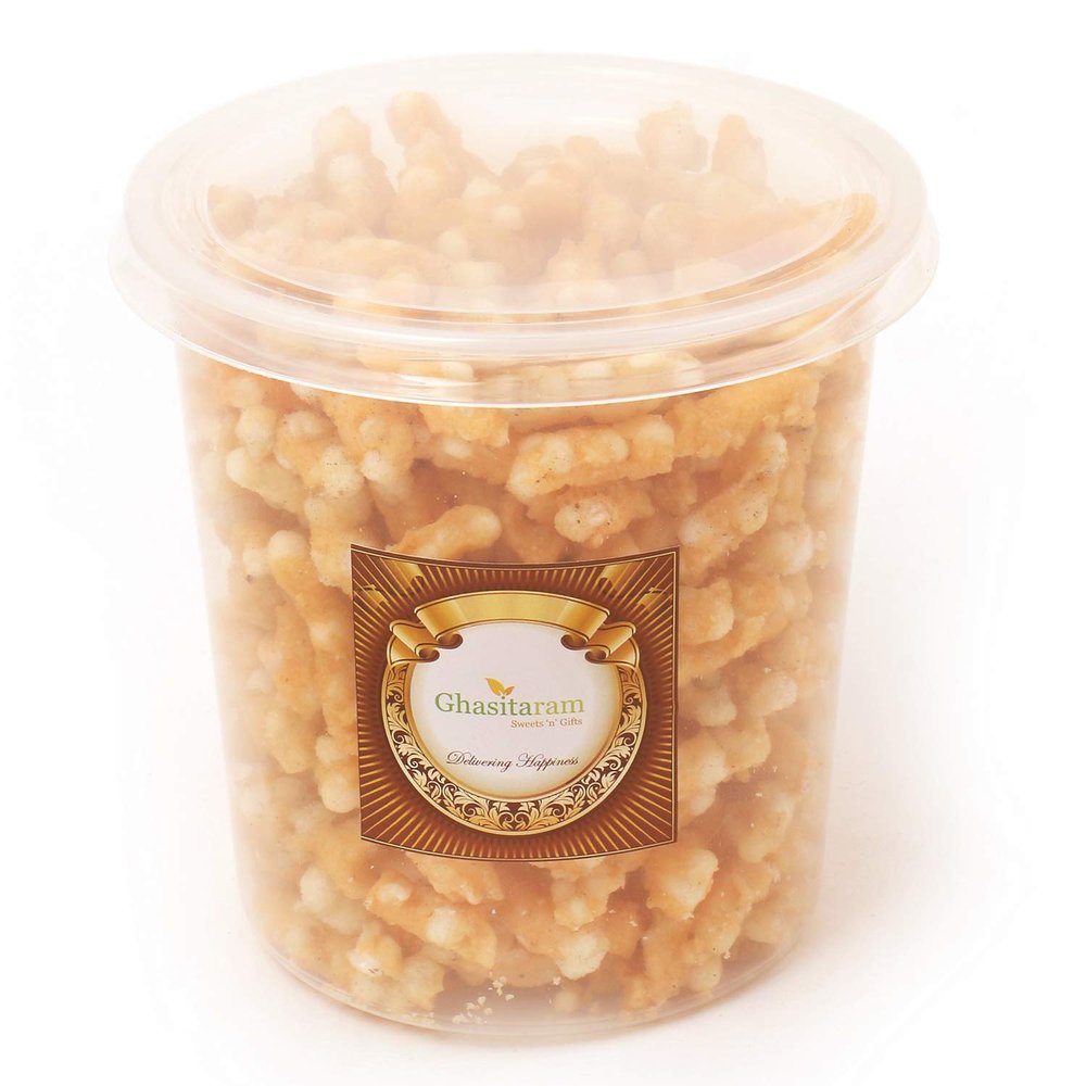 Ghasitaram Gifts Sabudana Papdi 400 GMS |Diwali,Holi,Rakhi,Valentine,Christmas,Birthday,Anniversary,Gift for Her,Him,Mothers Day,Fathers Day|