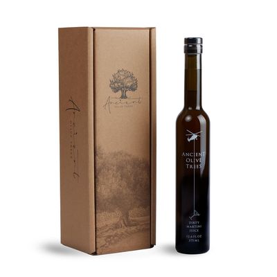 ANCIENT OLIVE TREES - Olive Juice for Dirty Martinis | Olive Brine Prefect for Martini, Vermouth, and Dirty Sue | 12.6 FL. OZ. | 1 CT