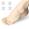 PEDIMEND Silicone Double Hole Toe Corrector (4PAIR - 8PCS) | Stretches and Aligns Toes | Straighten Bent Toes | Toe Buddy for Overlapping Toes | Ease Pressure & Friction on Toes | Unisex | Foot Care view 1