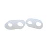 PEDIMEND Silicone Double Hole Toe Corrector (4PAIR - 8PCS) | Stretches and Aligns Toes | Straighten Bent Toes | Toe Buddy for Overlapping Toes | Ease Pressure & Friction on Toes | Unisex | Foot Care view 2