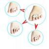 PEDIMEND Silicone Double Hole Toe Corrector (4PAIR - 8PCS) | Stretches and Aligns Toes | Straighten Bent Toes | Toe Buddy for Overlapping Toes | Ease Pressure & Friction on Toes | Unisex | Foot Care view 4