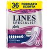 36 Absorbent Lines Specialist Maxi Woman for loss of urine offer in stock view 1