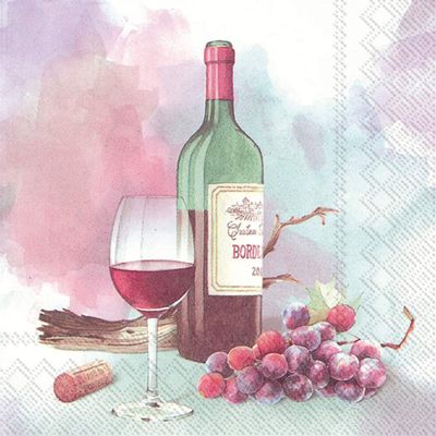 Boston International IHR Paper Cocktail Napkins, 5 x 5-Inches, for Connoisseurs