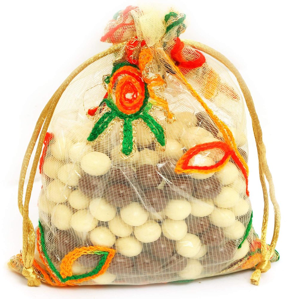 Ghasitaram Gifts Valentines Gift Valentines Day Chocolates for Girlfriend/Boyfriend/Husband and Wife Valentines Special Chocolate Valentines Gifts Chocolates- Nutties in Net Pouch