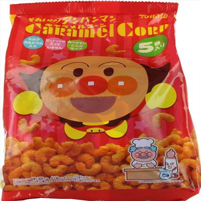 Anpanman Caramel Cone 13 g  5 Bags  10 Japan Snack Dagashi Potato Chips