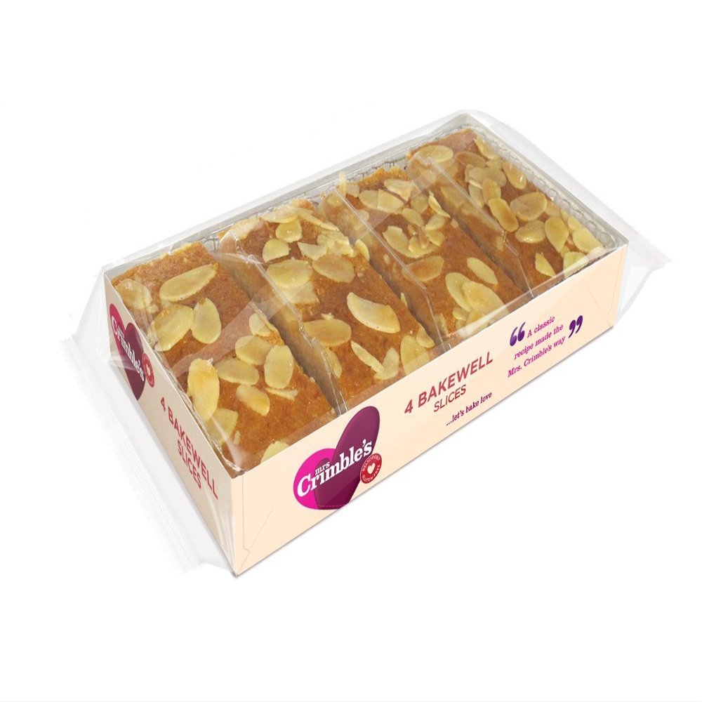 Mrs Crimbles Bakewell Slices 4 Pack