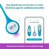 Kinsa Smart Thermometer for Fever - Digital Medical Baby, Kid and Adult Termometro - Accurate, Fast, FDA-Cleared Thermometer for Oral, Armpit or Rectal Reading - QuickCare view 3