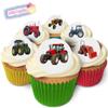 24 Fabulous Edible Wafer Cake Toppers: Tractors view 1