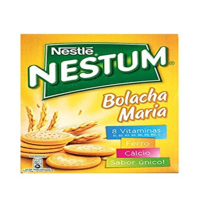 Breakfast Cereals with Maria-Cokies, NESTL, Country of Origin Portugal, Box 250g - Flocos de Cereais NESTUM Bolacha Maria 250g