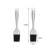 2 Pack Silicone Brush for Barbecue,Baking,Roasting with Stainless Steel Handle view 2
