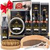 Beard Grooming Kit for Men,11 in 1 Beard Care Mens Gift Set w/3 Pack Beard Oil,Shaping Tool, Wash, Brush, Comb, Scissors, Valentines Fathers Christmas Birthday Gifts for Men Him Dad Boyfriend Husband view 1