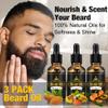 Beard Grooming Kit for Men,11 in 1 Beard Care Mens Gift Set w/3 Pack Beard Oil,Shaping Tool, Wash, Brush, Comb, Scissors, Valentines Fathers Christmas Birthday Gifts for Men Him Dad Boyfriend Husband view 4