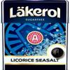 Lkerol (Lakerol) Licorice Seasalt - Swedish Liquorice Sugar Free Stevia Pastilles Lozenges Drops Dragees Candy Sweets 24-Pack view 1