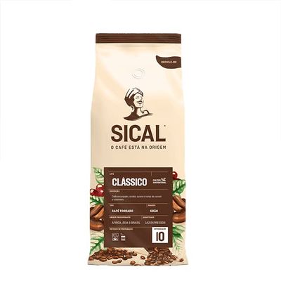 Sical 5 Stars Delicious Portuguese Roasted Coffee Beans 1Kg (x2 bags=2Kgs)
