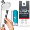 Medi Grade Shower Douche Kit for Men and Women - Comprehensive Aluminium Shower Enema Kit for Adults with 3 Shower Douche Nozzle Attachments, Cleaning Brush and Storage Bag - Anal Douche Shower Head view 1