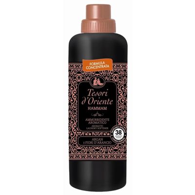 6x Tesori d'Oriente Hammam Fabric Clothes Softener with Argon Oil & Orange Blossom 750ml
