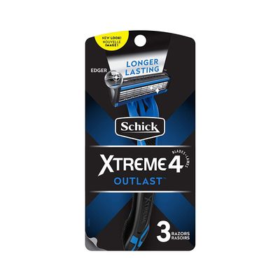 Schick Mens Xtreme4 Razor 3 Count (3 Pack)