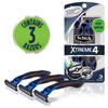 Schick Mens Xtreme4 Razor 3 Count (3 Pack) view 2