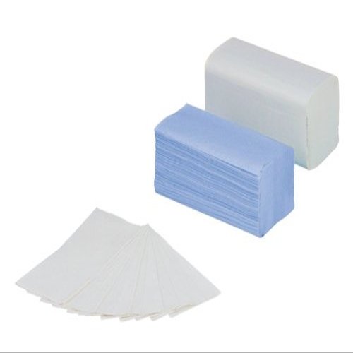 5 Star Facilities Hand Towel V-Fold One-ply Recycled Size 250x230mm 250 Towels Per Sleeve Blue [Pack 12]