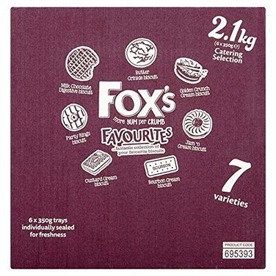 Fox's Favourites Catering Selection 6 x 350g (2.1kg) (Pack of 2.1kg)