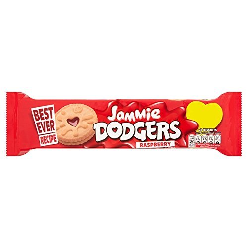 Jammie Dodgers 8 Raspberry Flavour 140g (Pack of 18 x 140g)