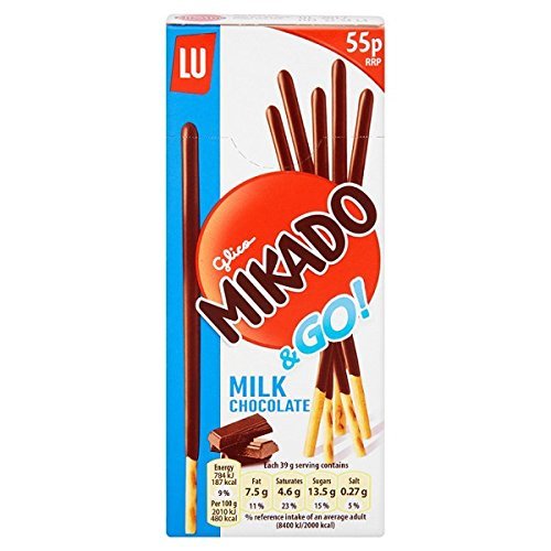 Mikado Milk Chocolate Biscuits 55p 39g (Pack of 24 x 39g)