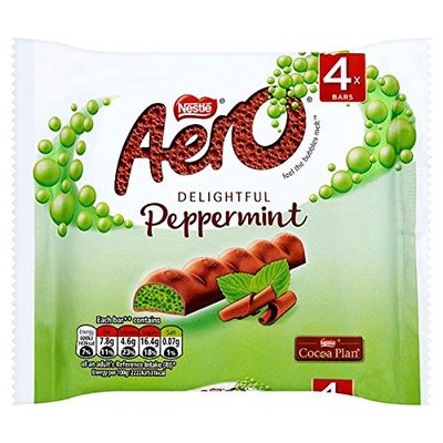AERO Peppermint Chocolate Multipack 4 x 27g (108g) (Pack of 14 x 4pk)