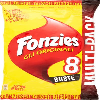 40x Fonzies Corn Snack with Cheese (5 8 Pack)23g Crisps Potato Chips