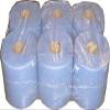 12 Pack 2 Ply Centre Feed Paper Wipe Rolls Blue view 1