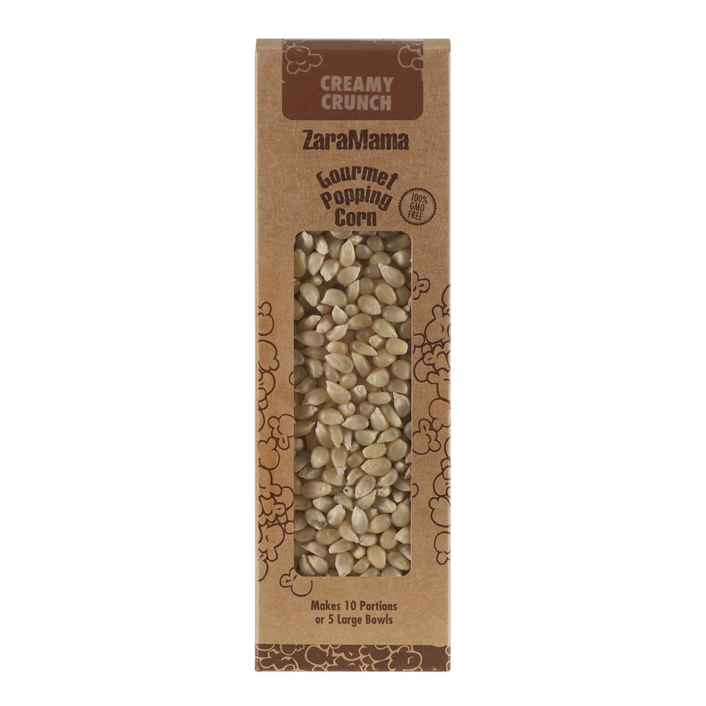 Creamy Crunch - ZaraMamas Popcorn Gourmet Popping Corn Gift Box 400g